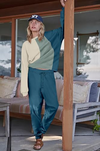  ETCYY NEW Lounge Sets for Women Sweatpants and Tops Sets Long Pant Loungewear Workout Athletic Tracksuits  
| ETCYY NEW