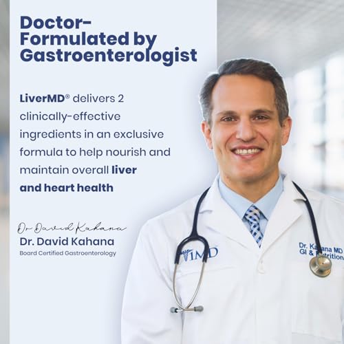 1MD Nutrition Liver Support Supplement for Liver Health - Siliphos Milk Thistle & NAC - Boosts Energy & Immunity, 60 Cap