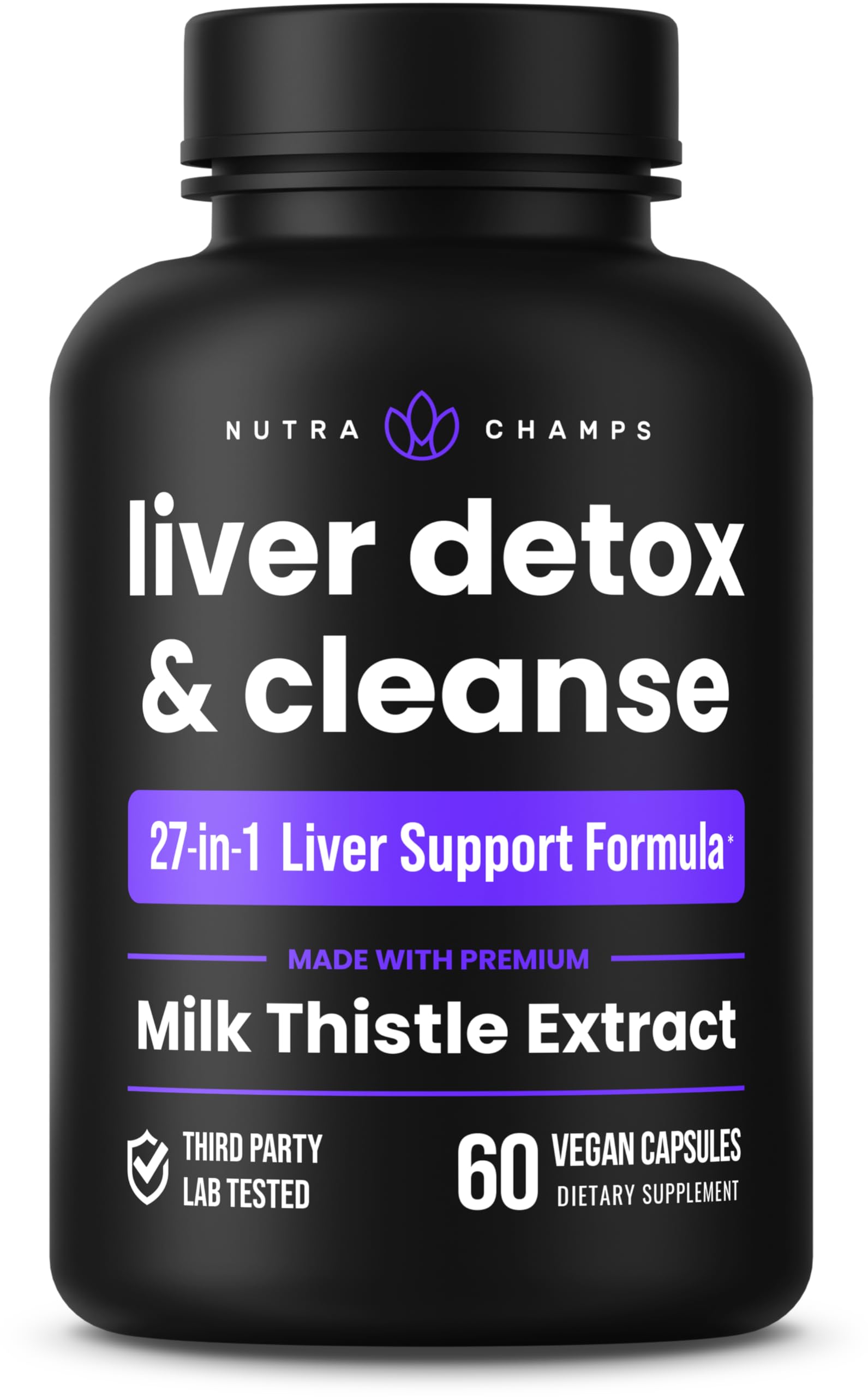 NutraChamps Liver Cleanse Detox & Repair Formula for Liver Support: 20+ Herbs Supplement
| NutraChamps Liver Cleanse De
